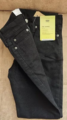 Джинсы Levi's 510, оригинал США, чёрные, W28 L29