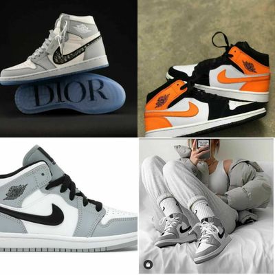 Топовые кроссовки Nike Air Jordan & dior