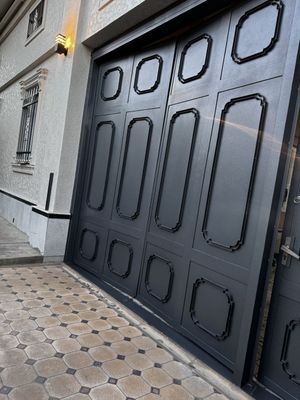 Ремонт ворот покраска