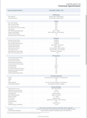 huawei 100ktl on grid