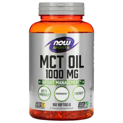 Масло МСТ , MCT Oil, 1,000 mg, 150 капсул Америка