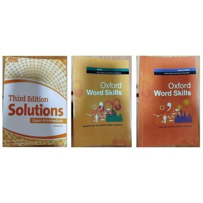 Solutions upper intermediate. Oxford word skills basic, intermediate