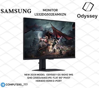 NEW MODEL 2024 SAMSUNG ODYSSEY G5 LS32DG502E QHD 2k 180hz ips monitor