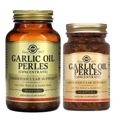 Гарлик Чеснок 250 капс Solgar, Garlic Oil Perles, Concentrate