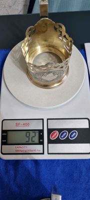 Серебряные подстаканники проба 875