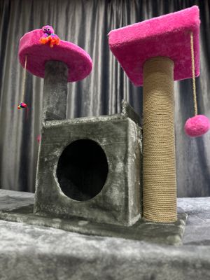 Когтеточка Домик Лежанка для котят и кошек