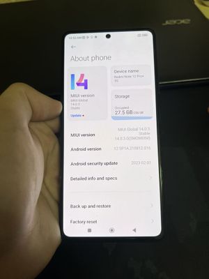 Redmi note 12 pro 5G
