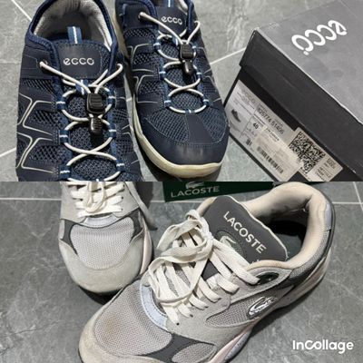 кроссовки Ecco и Lacoste