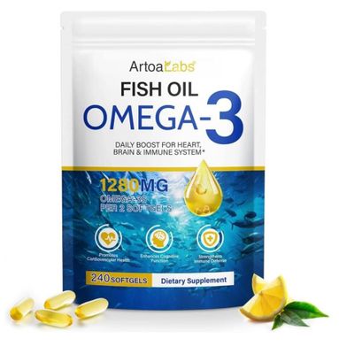 Omega 3 , 1280 mg ,240 ta softgel