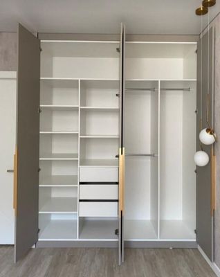 Из МДФ шкаф купе, распашной шкаф