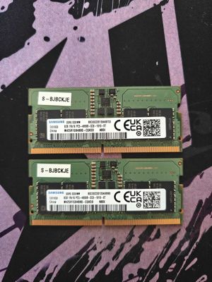 Продаются оперативки SO-DIMM SAMSUNG 16GB DDR5 (2x8GB 4800)