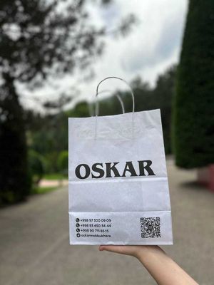 Logotip tushurilgan Qog’oz paketlar