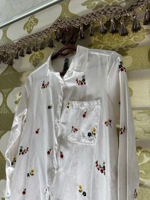 Рубашка с цветочками