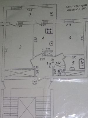 Срочно продается 2х комнатная квартира, Сергели 9 худуд 58 кв. 57000$