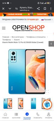 Redmi not 12 pro 2 oy kafolat rangi kok aybi yoq abmen yoq faqat naxd