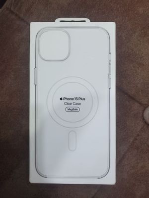 Оригинальный чехол для Iphone 15 Plus Clear Case. MagSafe