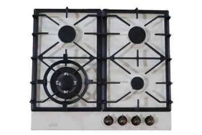 Встраиваемая газовая поверхность Retro A64-1130 — бежевый цвет и ретро-оформление
