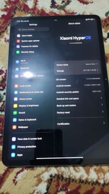 Xiaomi pad 6. 6/128gb Holati ideal aybi yoq, olinganiga 1 oy boldi.