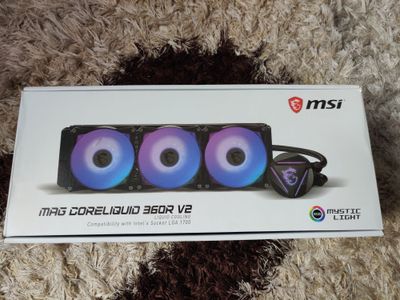 Водяное охлаждение Msi Mag Coreliquid 360R v2