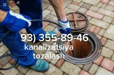 Kanalizatsiya tozalash 24/7.