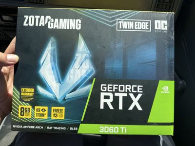 Видеокарта RTX 3060 ti 8 gb