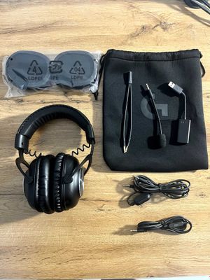 Игровые наушники Logitech G Pro X (проводные, микрофон)