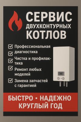 Сервис двухконтурных котлов