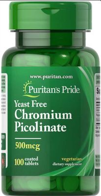 Puritan's Pride Chromium Picolinate 500 mcg