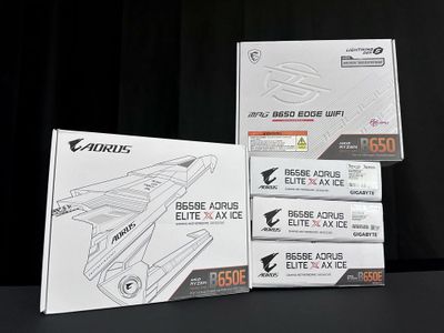 Gigabyte B650E Aorus Elite X Ax ICE | MSI MPG B650 Edge WiFi AM5