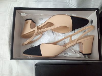 CHANEL slingback tufli