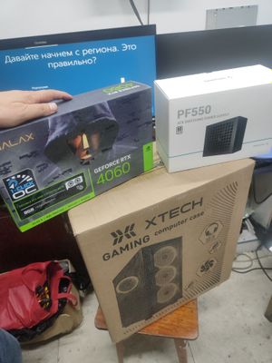Кес продам I5 12400f, rtx 4060, 16/512г + коробка док