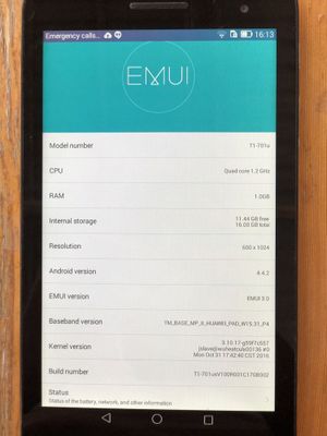 Huawei tab planshet