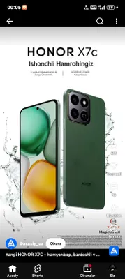 Xonor x7c 8+8 265 yangi