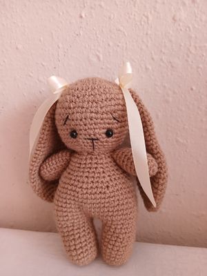 Вязаная мягкая игрушка, bunny*