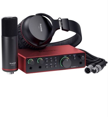 Focusrite Audio Interface Scarlet Solo studio 4 th GEN