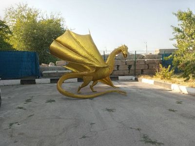 Дракон ручная работа