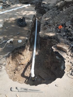 Водапарод канализация траншя врезка