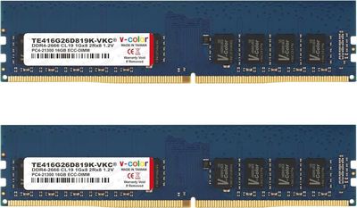 V-Color DDR4 32GB (2 x 16GB) 2666MHz (PC4-21300)
