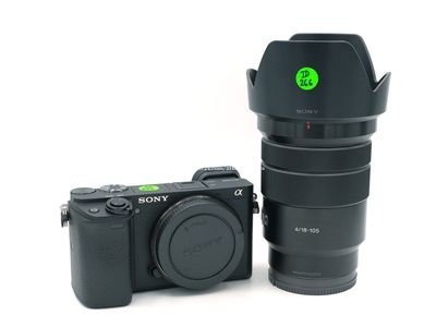 Sony A6400 4K 18-105mm F4 OSS G master foto apparat yangi