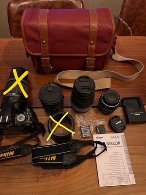 Фотоаппарат Nikon+объективы и сумка