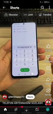 Samsung a 20 telefon sotiladi 600 ming som holat yaxshi 32 hotira