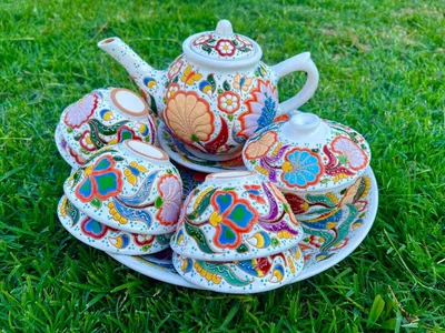 Чайный сервиз последная технология (МАЙОЛИКА)