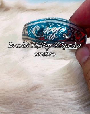 Serebreniy braslet 14,95gr 925proba