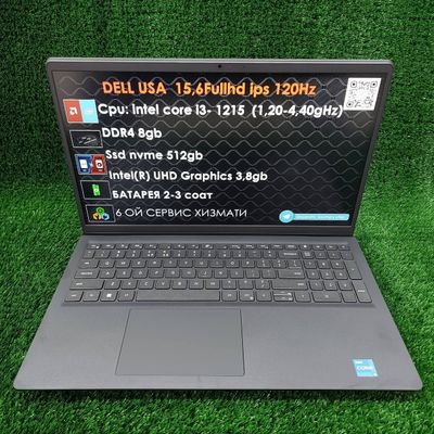 Оптом ва донага DeLL USA core i3 8gb 512gb