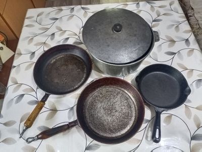 Две сковороды дюралевые советские