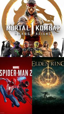 Дёшево PS5 игры, хиты Mortal Kombat 1, Spider-man 2, Elden Ring