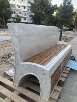 Мраморная скамейка МАФ Skameyka mramor beton на заказ
