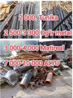 Mettalom olib ketish xizmati kelishilgan narxlarda