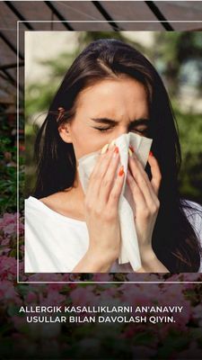 ALT-ALLERGIYA USTIDAN MUTLOQ GʻALABA