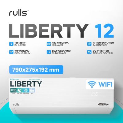 Мега акциия!!! Кондиционер Rulls Liberty 12,18! Качество гарантировано